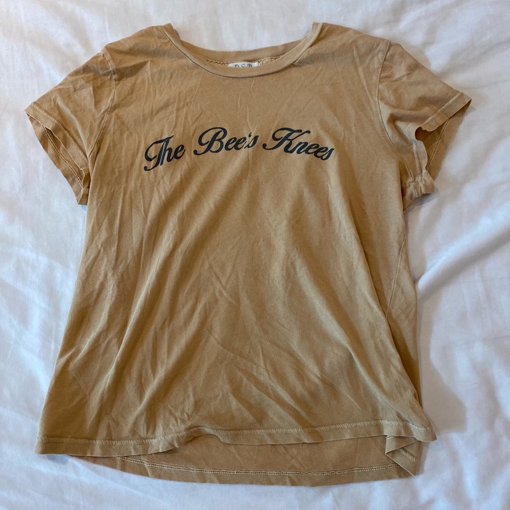 The bees knees yellow t-shirt